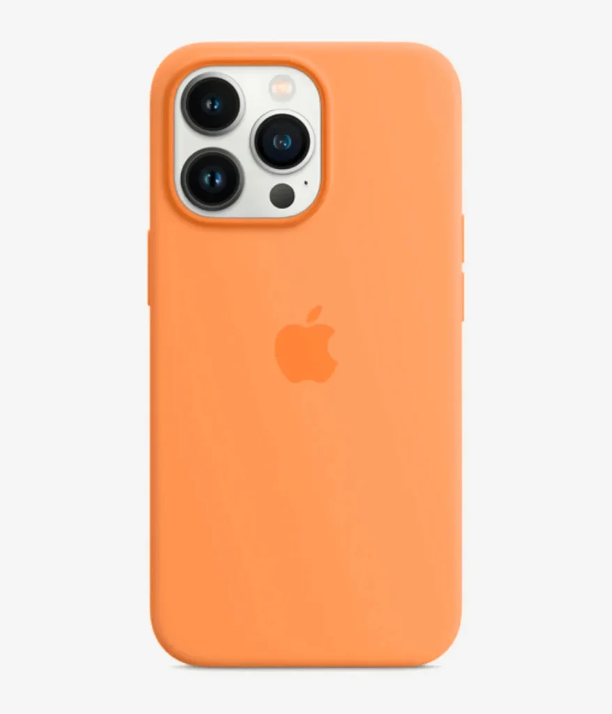Iphone Liquid Silicone Case - Marigold