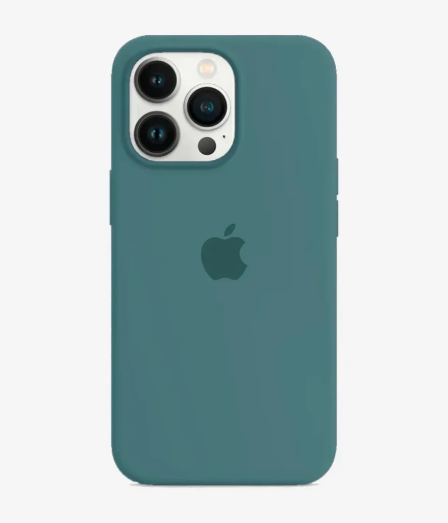 Iphone Liquid Silicone Case - Pine Green